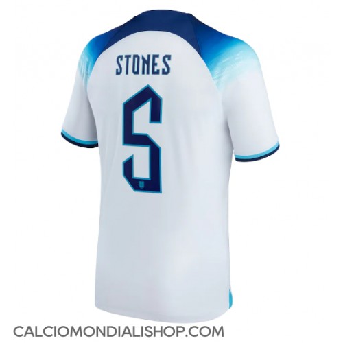 Maglie da calcio Inghilterra John Stones #5 Prima Maglia Mondiali 2022 Manica Corta